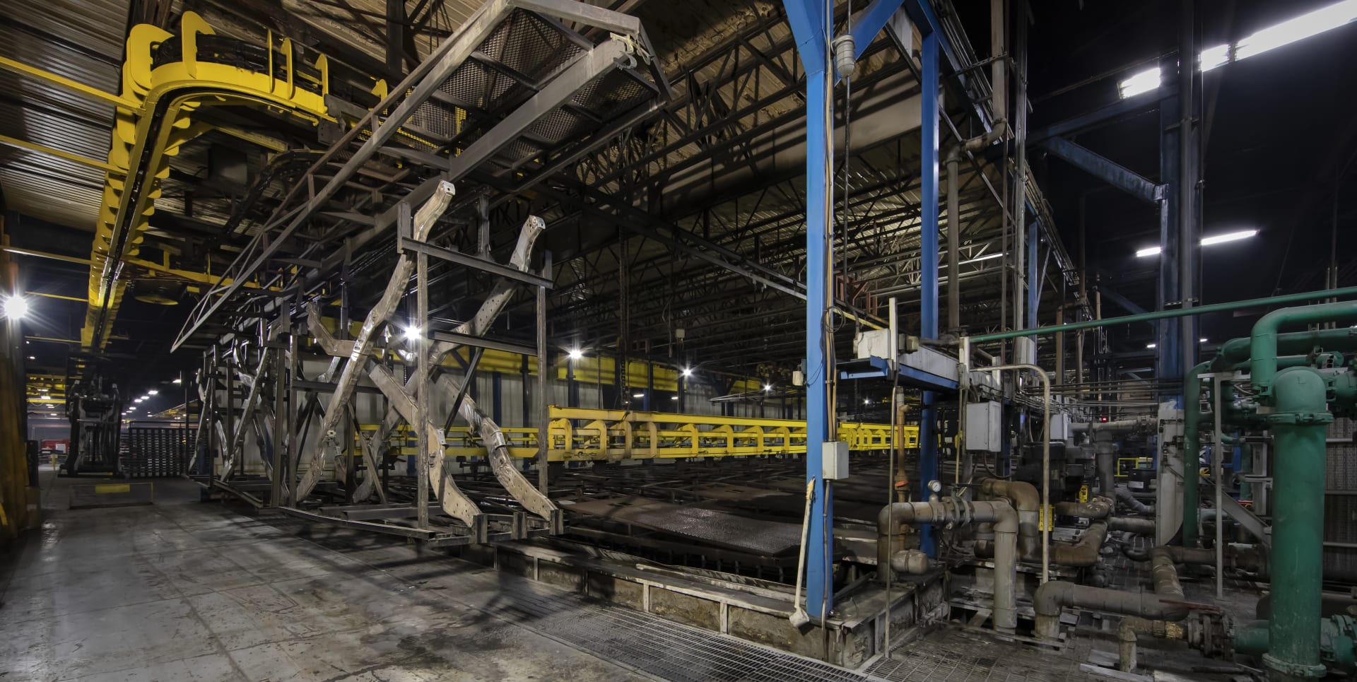 Lippert E-Coating Facility Dipping Large Chassis